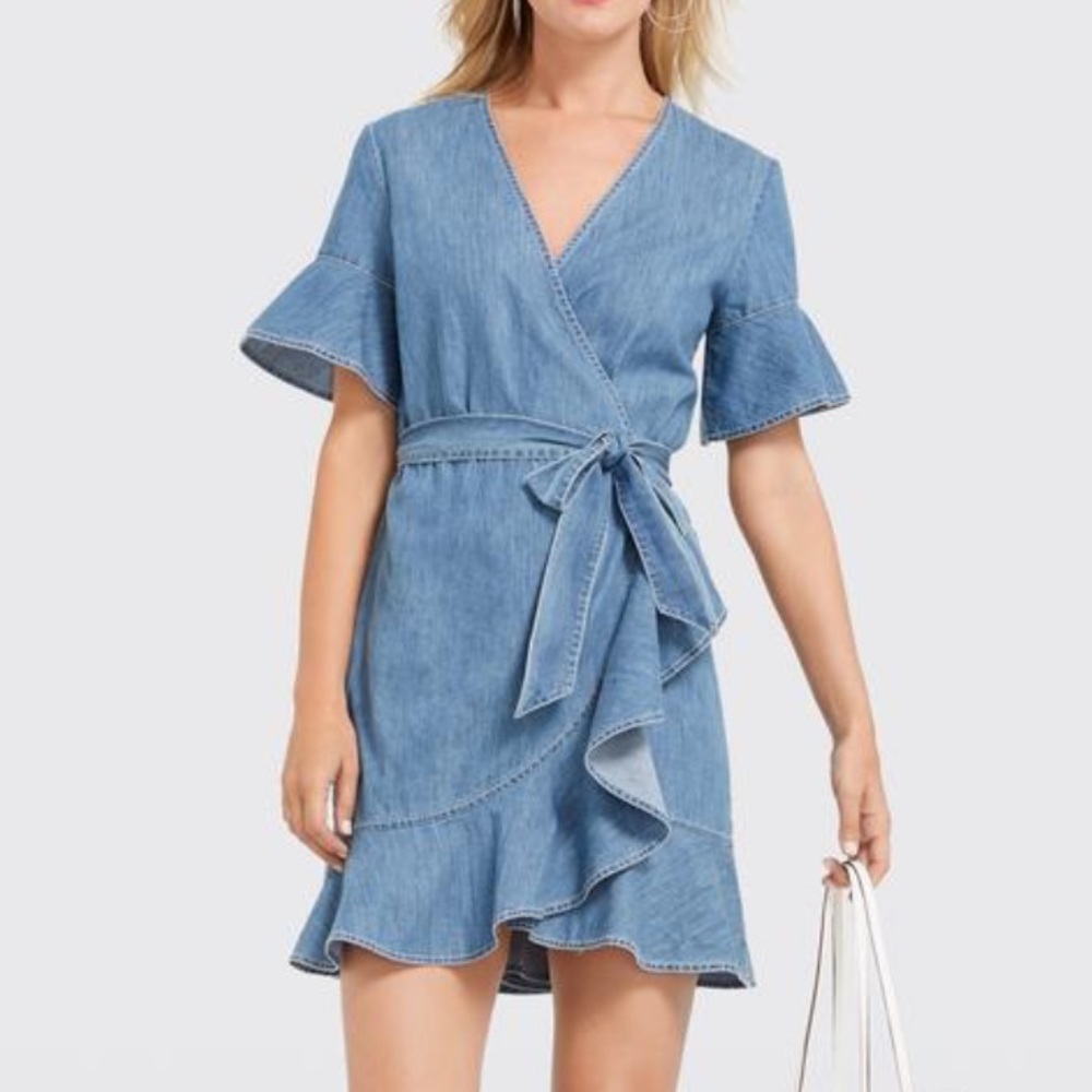 Draper James Denim Wrap Dress